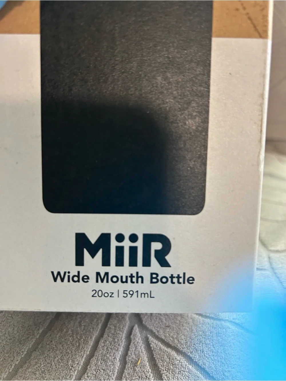 MiiR Wide Mouth Bottle - Black (20 oz)